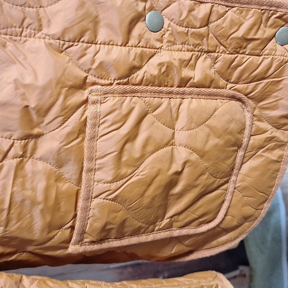 NWT St John's Bay orange all weather coat, with pockets. - Picture 3 of 12